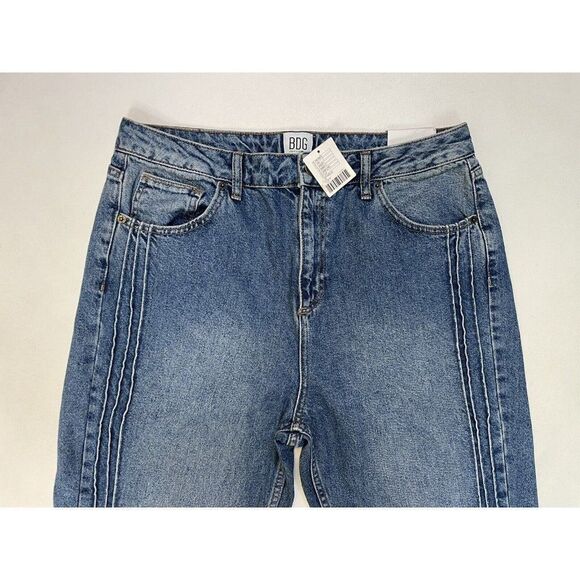BDG Urban Outfitters Mom High Waisted Tapered Denim Jeans Women Size 33 X 32 NWT - Picture 2 of 10